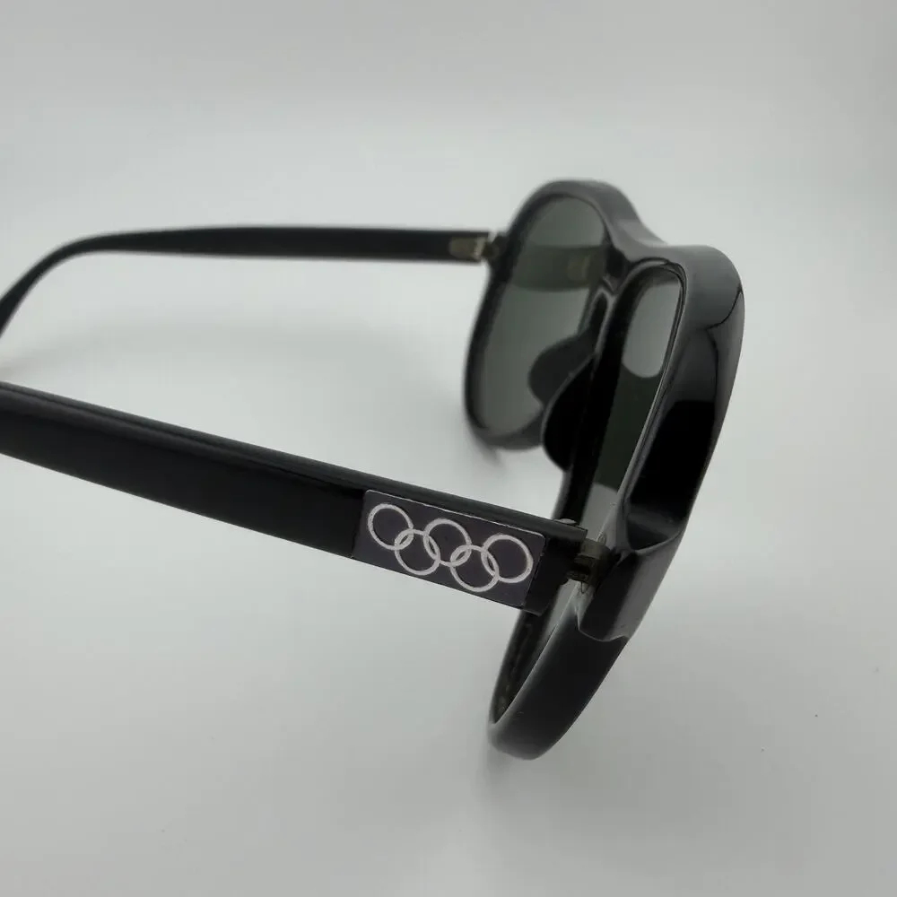 Vintage B&L Ray-Ban Vagabond Olympic Sunglasses Black USA Mirrored Lens Rare